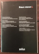 Braun micron gebrauchsanweisun gebraucht kaufen  Tangstedt