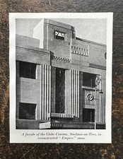 Usado, Empire Stone Facade - Globe Cinema Stockton on Tees - 1937 Press Cutting 511 comprar usado  Enviando para Brazil