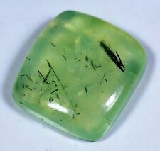 Usado, 50 CT PEDRA PRECIOSA CABOCHÃO RETANGULAR VERDE TRANSLÚCIDO NATURAL PREHNITE FH-520 comprar usado  Enviando para Brazil