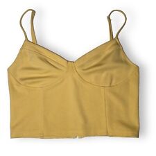 Yellow crop top for sale  San Antonio