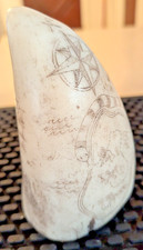 Reproduction scrimshaw whale for sale  Marietta