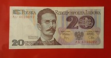 Banconota zlotych 1982 usato  Cerveteri