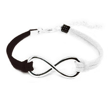 Bracciale infinito bianco usato  Velletri