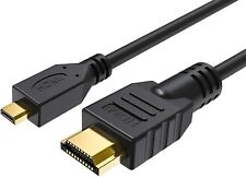 Cabo de TV Premium Micro HDMI para HDMI para câmera Panasonic Lumix DMC-TZ70 comprar usado  Enviando para Brazil