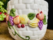 Pot barbotine fruits d'occasion  Laon