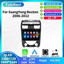 Rádio de carro estéreo Auto CarPlay reprodutor GPS para Ssang Yong Rexton Y250 II 2006-2012 comprar usado  Enviando para Brazil