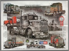 Poster camion rétro d'occasion  Brignais