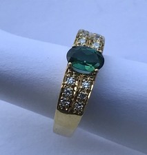 Ring 18k gelbgold gebraucht kaufen  München