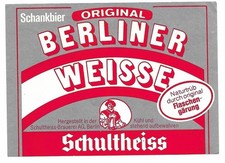 Etikett schultheiss brauerei gebraucht kaufen  Prösen