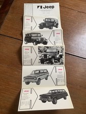 Depliant auto vintage usato  Italia