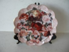 Rose flowers plate for sale  WELLINGBOROUGH