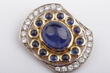 Anhänger saphir cabochon gebraucht kaufen  München