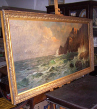 Grande decorativo dipinto usato  Italia