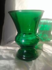 vase glass 10 tall 5 green for sale  Westport