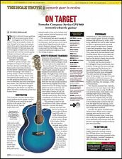 Guitarra elétrica acústica Yamaha Compass Series CPX900 verificação de som artigo de revisão comprar usado  Enviando para Brazil