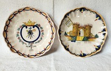 Paire assiettes révolutionnai d'occasion  Quimper
