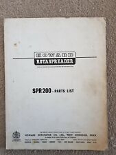 Howard spr200 rotaspreader for sale  WOODBRIDGE