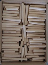 Holzstäbe glatt buche gebraucht kaufen  Markneukirchen