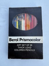 Usado, Vintage Berol Prismacolor Conjunto de 36 Lápis de Cor #954 Chumbo Grosso Usado comprar usado  Enviando para Brazil