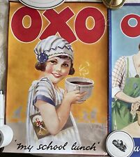 vintage oxo posters for sale  HIGHBRIDGE