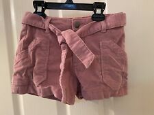 Shorts de veludo Zara Kids Collection com cinto rosa meninas tamanho 7 anos comprar usado  Enviando para Brazil