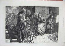 Old antique print for sale  UK