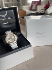 Relógio feminino Aquaswiss Bolt L diamante novo na caixa folheado a ouro branco e rosa comprar usado  Enviando para Brazil