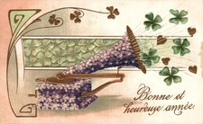 Carte postale gaufree d'occasion  La Côte-Saint-André
