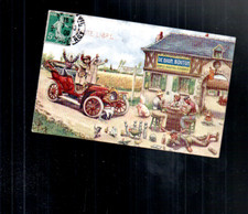 Cpa auto publicitaire d'occasion  Saint-Hilaire-des-Loges
