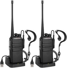 [Jak nowe] Radiodity GA-2S UHF Dwukierunkowe radio Akumulator USB (2 sztuki) na sprzedaż  Wysyłka do Poland