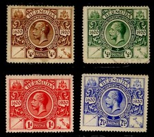 BERMUDA, BRITÂNICA: SELOS DA ERA CLÁSSICA DE 1921 COM SCT #71-3,75 CV US$ 36 SOM comprar usado BERMUDA, BRITÂNICA: SELOS DA ERA CLÁSSICA DE 1921 COM SCT #71-3,75 CV US$ 36 SOM comprar usado  Enviando para Brazil