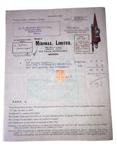 1928 billhead receipt for sale  NEWTOWN
