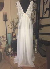 Vintage white chiffon for sale  Tucson