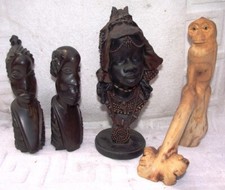 Carved tribal figures for sale  NEWTOWN