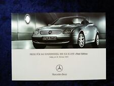 Mercedes slk preisliste gebraucht kaufen  Vechta