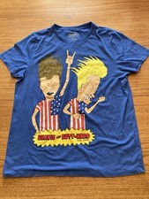 Camiseta gráfica MTV Beavis e cabeça de bunda tamanho G animação TV comprar usado  Enviando para Brazil