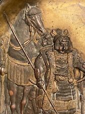 Piatto bronzo samurai usato  Padova