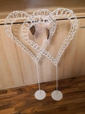 Weiße rattanherzen hochzeit gebraucht kaufen  Brombachtal
