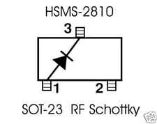 Hsms 2810 schottky for sale  BURY ST. EDMUNDS
