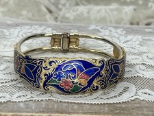 Cloisonné enamel bracelet for sale  South Lyon
