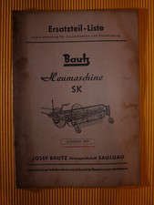1955 bautz ersatzteil gebraucht kaufen  Hirschhorn (Neckar)