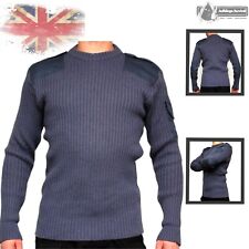 Sweter męski wełniany sweter dzianinowy armia brytyjska RAF wojskowa bluza sweter na sprzedaż  PL