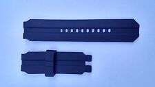 Pulseira de relógio de borracha de silicone para Oakley Gearbox - PRETA *** NOVA *** comprar usado  Enviando para Brazil