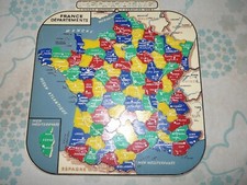 Jeu puzzle departements d'occasion  Méricourt