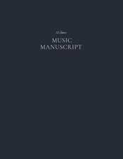 Music manuscript notebook for sale  Little Falls
