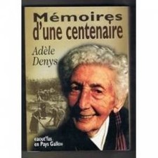 Memoires centenaire adele d'occasion  France