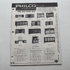 Vintage 1963 Philco Ford Motor Company Modelos Combinados Hi-FI Dados de Rádio Doméstico comprar usado  Enviando para Brazil