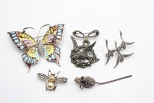 Sterling silver brooches for sale  LEEDS