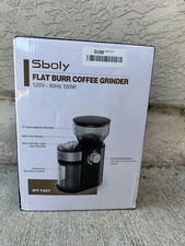 Brentwood 9 oz rebarba liquidificador de grãos de café máquina moedor, caixa aberta preta comprar usado  Enviando para Brazil