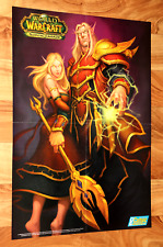 Pôster raro World of Warcraft The Burning Crusade/Guild Wars Factions Blizzard comprar usado  Enviando para Brazil